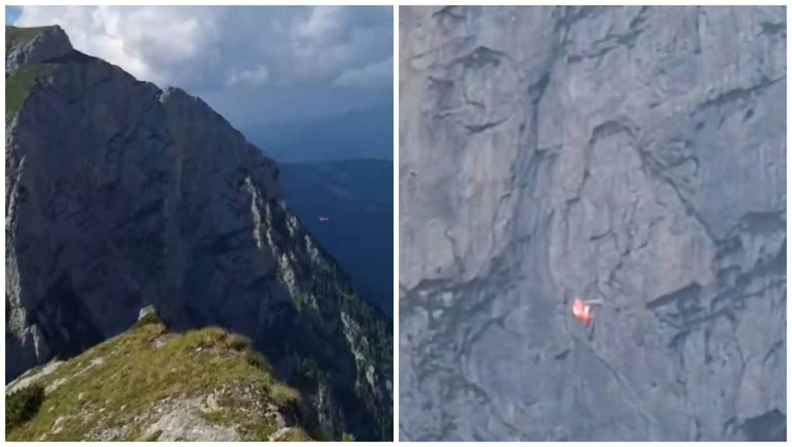 Alpiniști blocați în Bucegi, urcare periculoasă în Valea Albă