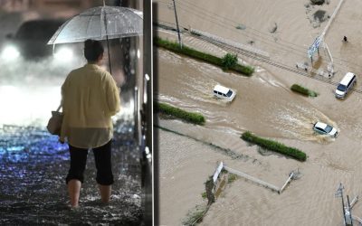 Japonia sub ape: Șase morți în inundații catastrofale