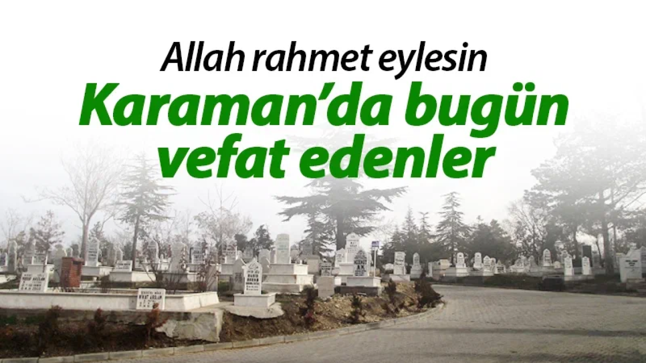 Decesul din Karaman, 13 august 2026