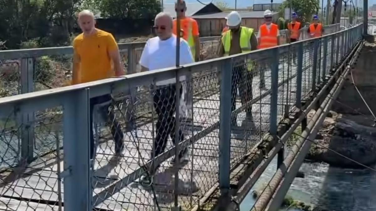 Cluj: Pod nou de 6 mil. Euro, pe ruinele vechi. Imagini revoltătoare