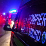 Argeș: Mașină în flăcări după impact. Tânăr de 21 de ani la spital