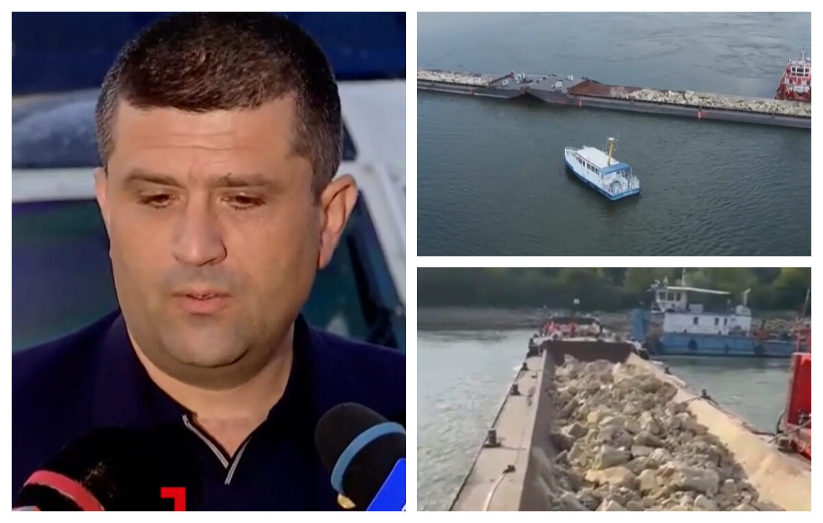 Dunărea, coșmarul navigației: Barje scufundate, ministrul Miruță explică