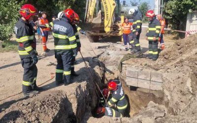 Teleorman: Un mort sub mal de pământ la lucrări de apă
