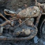 Dunărea, o comoară: Motocicletă din Război, scoasă la Budapesta
