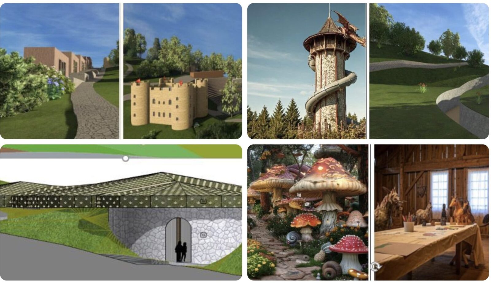 Codlea are Disneyland: 18 mil. Lei, grajd fermecat și tunel mitologic