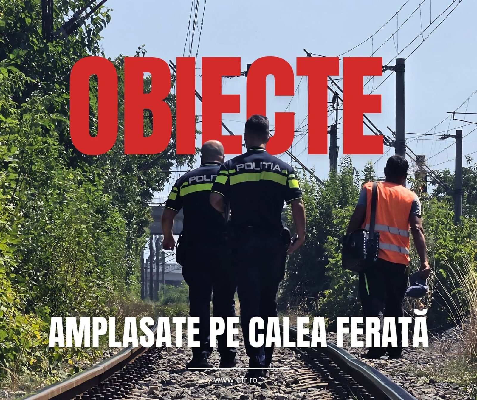 Pericol pe calea ferată de pe litoral: Sabotaj pe șine