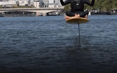 VIDEO: Plutesc pe Sena: Noul sport inedit de la Paris