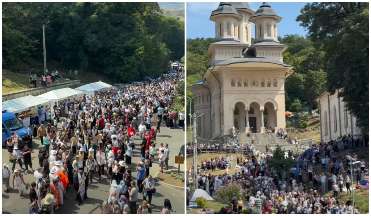 Sute de mii la Sfânta Maria, credința unește România