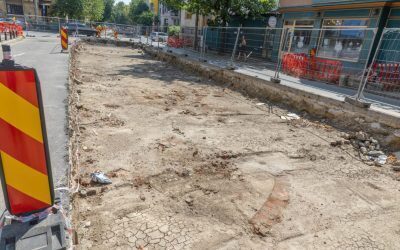 Arheologie în București: Șantier oprit, vestigii suspectate