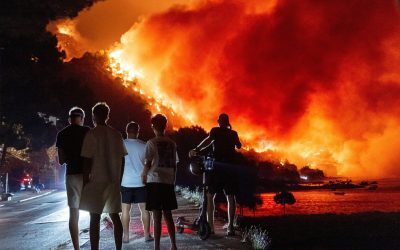 Croația în flăcări: Foc pe coasta Adriatică
