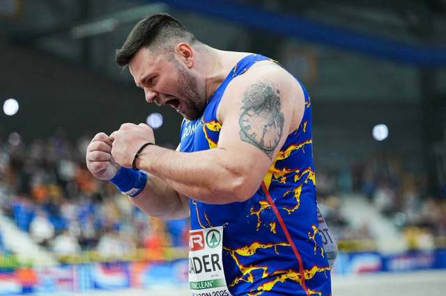 Rareș Toader, locul 5 la Europene la aruncarea greutății