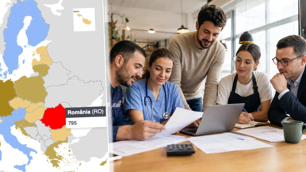 Salarii minime Europa: România crește Rapid, dar rămâne la coadă