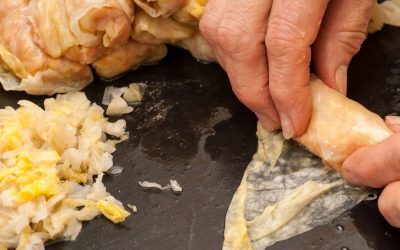 Sarmale de post cu ciuperci și soia: Rețeta ușoară și rapidă