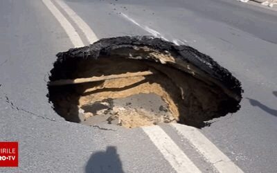 Carmen Șerban, prăbușită cu mașina în craterul din București