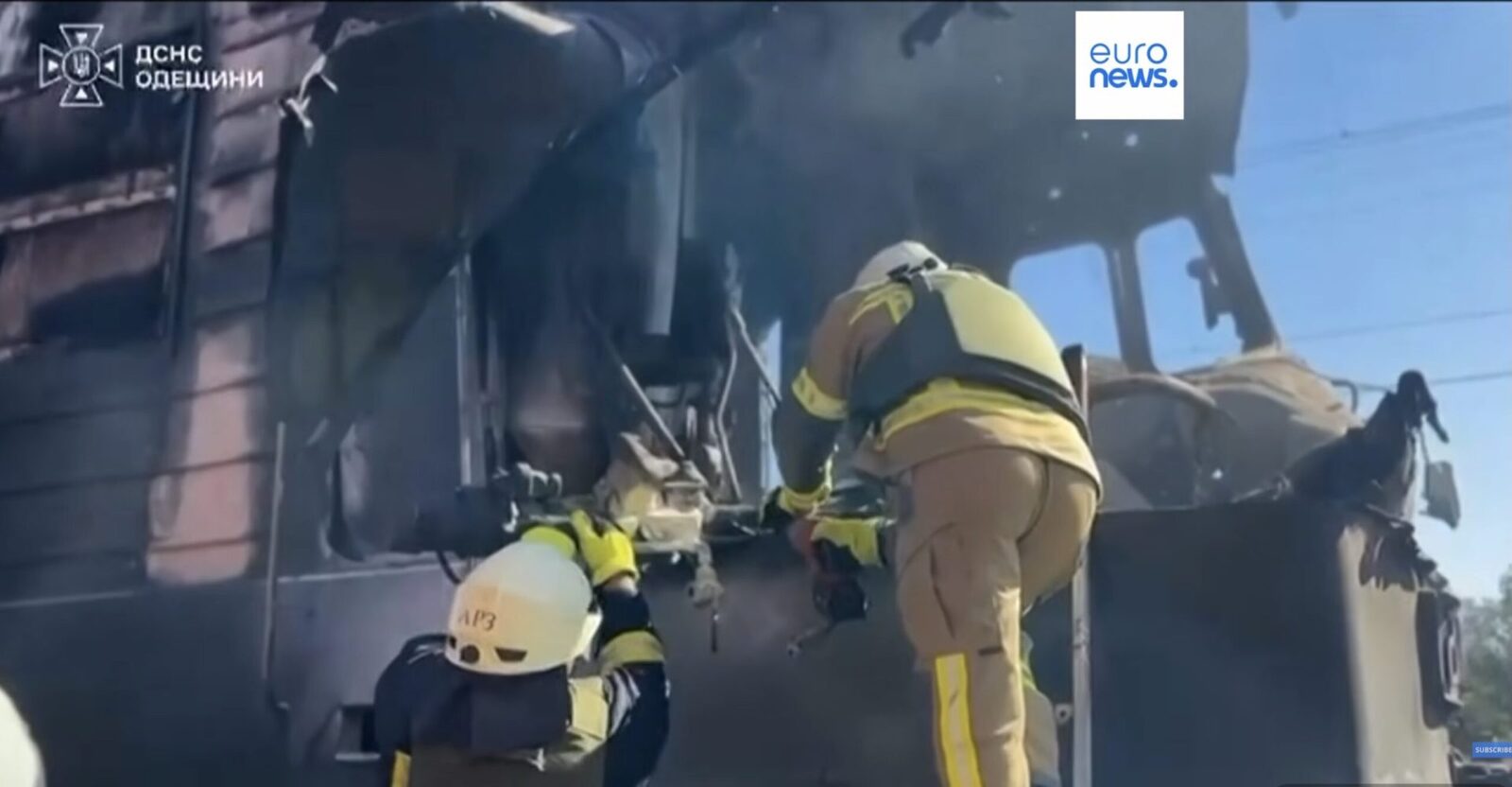 Dronă rusă, atac mortal asupra unui tren de pasageri. Mecanicul și ajutorul său au murit