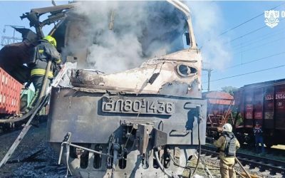 Dronă rusă, atac terorist! Tren cu 300 de pasageri, ținta în Ucraina