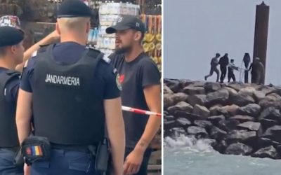 Turiști vs Jandarmi pe plaja cu drona: „Te dau afară”