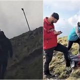 Bătrân abandonat pe Moldoveanu de familie, găsit în pericol