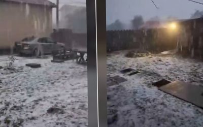 Vânt și grindină distrug totul: Furtuni puternice în România