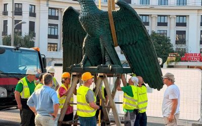 Sculpturi distruse în ’44, înapoi pe Universitatea București