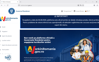 Workinromania, activ: Platforma obligatorie pentru muncitorii non-UE
