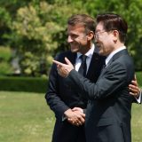 Macron, premierul Coreei de Sud la Summitul Lumiere