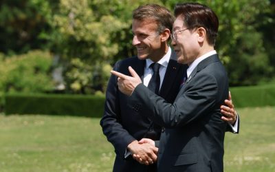 Macron, premierul Coreei de Sud la Summitul Lumiere
