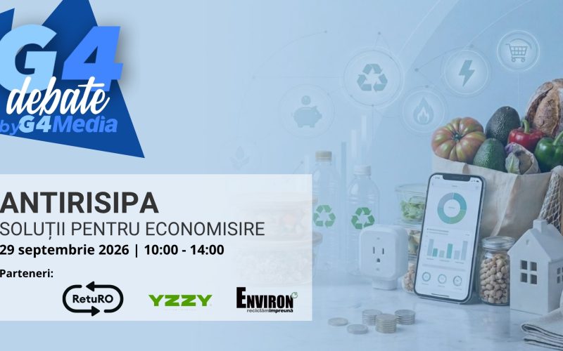 LIVE: Dezbatere Antirisipă, ora 10.00