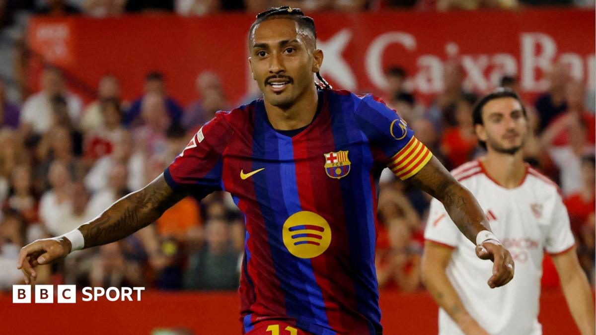 Barcelona învinge Sevilla. Raphinha, din nou star