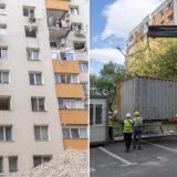 Blocul din Rahova, șantier după un an. Locatarii își iau bunurile