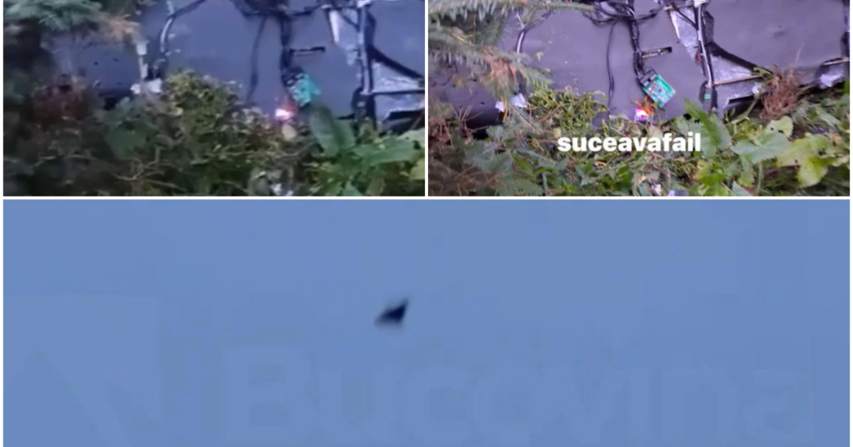 Dronă prăbușită în Suceava. Sirene Ro-Alert în Botoșani