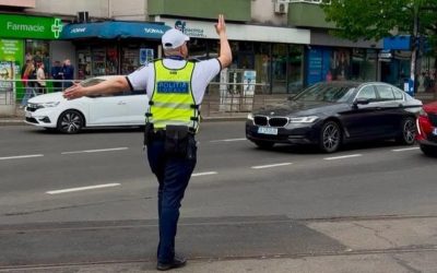 Polițiștii pe stradă: Harta intersecțiilor aglomerate din București