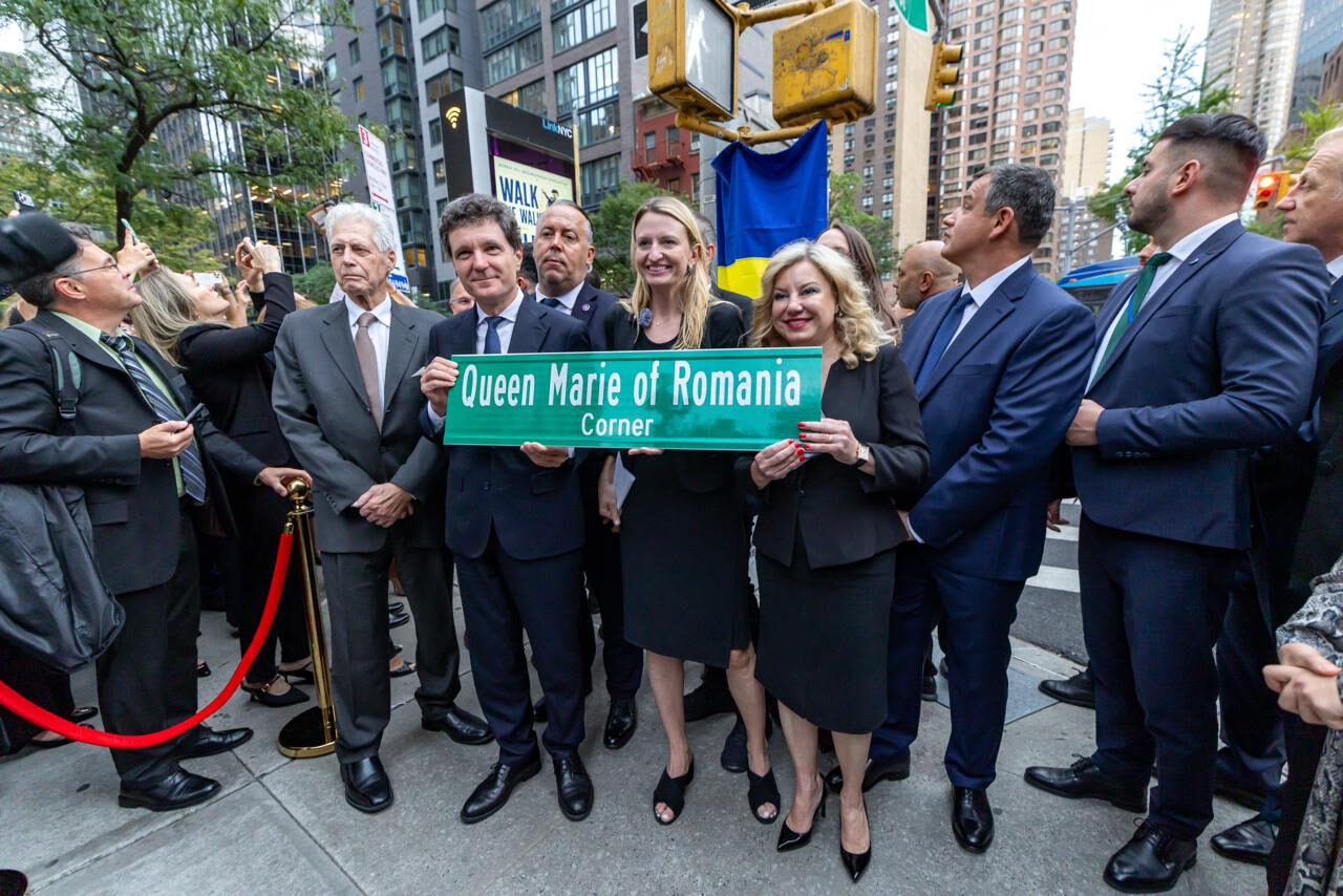 Regina Maria, celebrată la New York. Nicușor Dan, Mirabela Grădinaru, prezenți