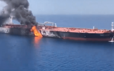 SUA lovește petroliere iraniene, Iranul a atacat portavion