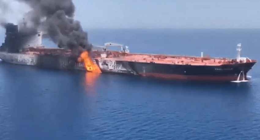 SUA lovește petroliere iraniene, Iranul a atacat portavion