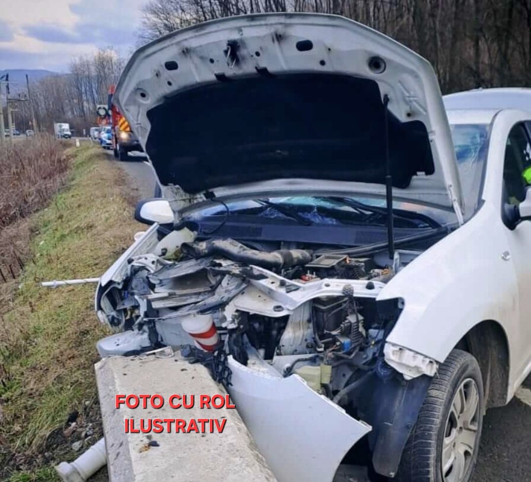Focșănean, prins în cap de pod la Vidra, după un accident