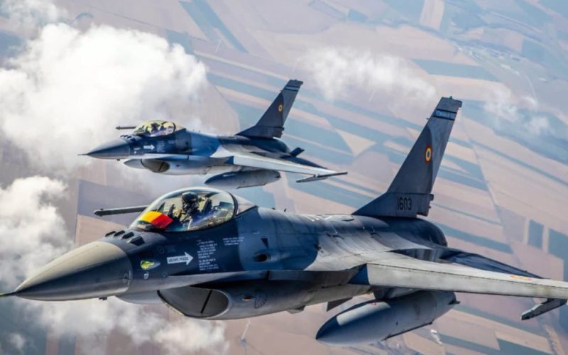 Țintă aeriană la granița României. MApN a trimis F-16 în aer