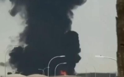 Explozii în Riad, incendiu lângă aeroport. Houthii revendică atacul