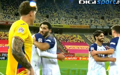 Tricolor surprins râzând cu adversarul după Bosnia