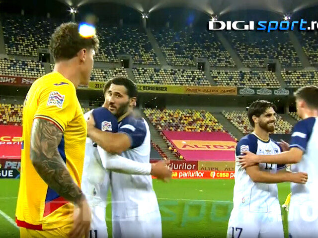 Tricolor surprins râzând cu adversarul după Bosnia