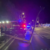 Accident grav în Ungaria: Mașină s-a izbit de un stâlp