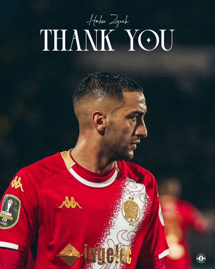 HAKIM ZIYECH, liber de contract după plecarea de la Wydad
