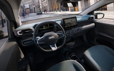 Dacia Spring transformată de nemți, spectacol pe roți