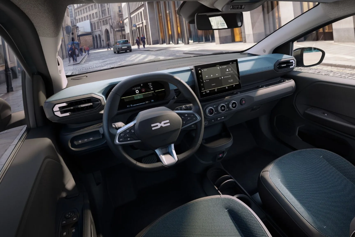 Dacia Spring transformată de nemți, spectacol pe roți