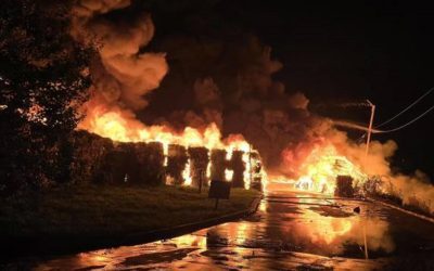 Incendiu cu fum gros lângă Sibiu: Mesaj RO-Alert