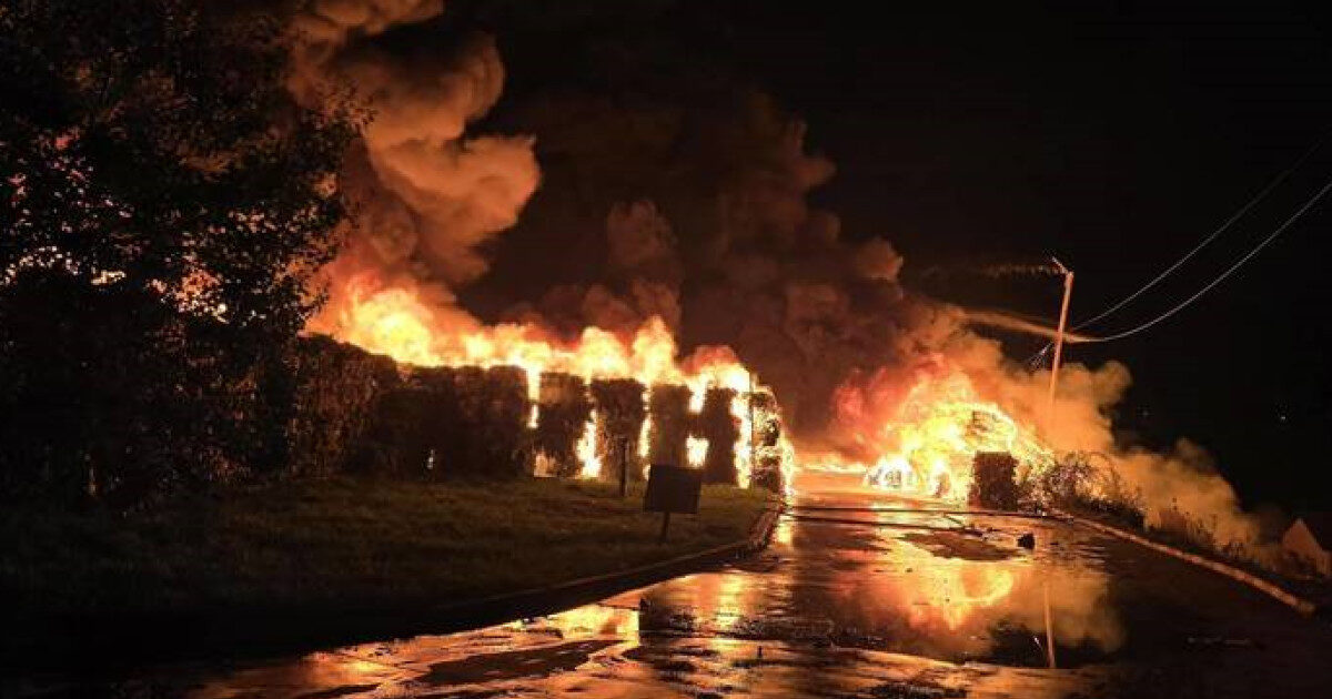 Incendiu cu fum gros lângă Sibiu: Mesaj RO-Alert