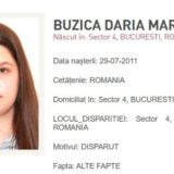 Tânără dispărută din București, RO-ALERT național