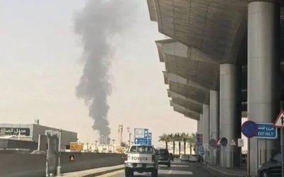 Riad, sub foc: 3 rachete interceptate, aeroport închis