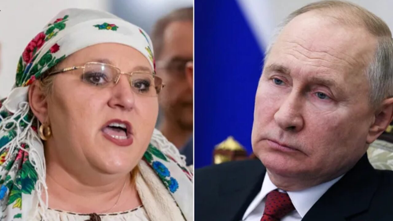 Șoșoacă, urare AI pentru Putin. Se poartă cu liderul de la Kremlin