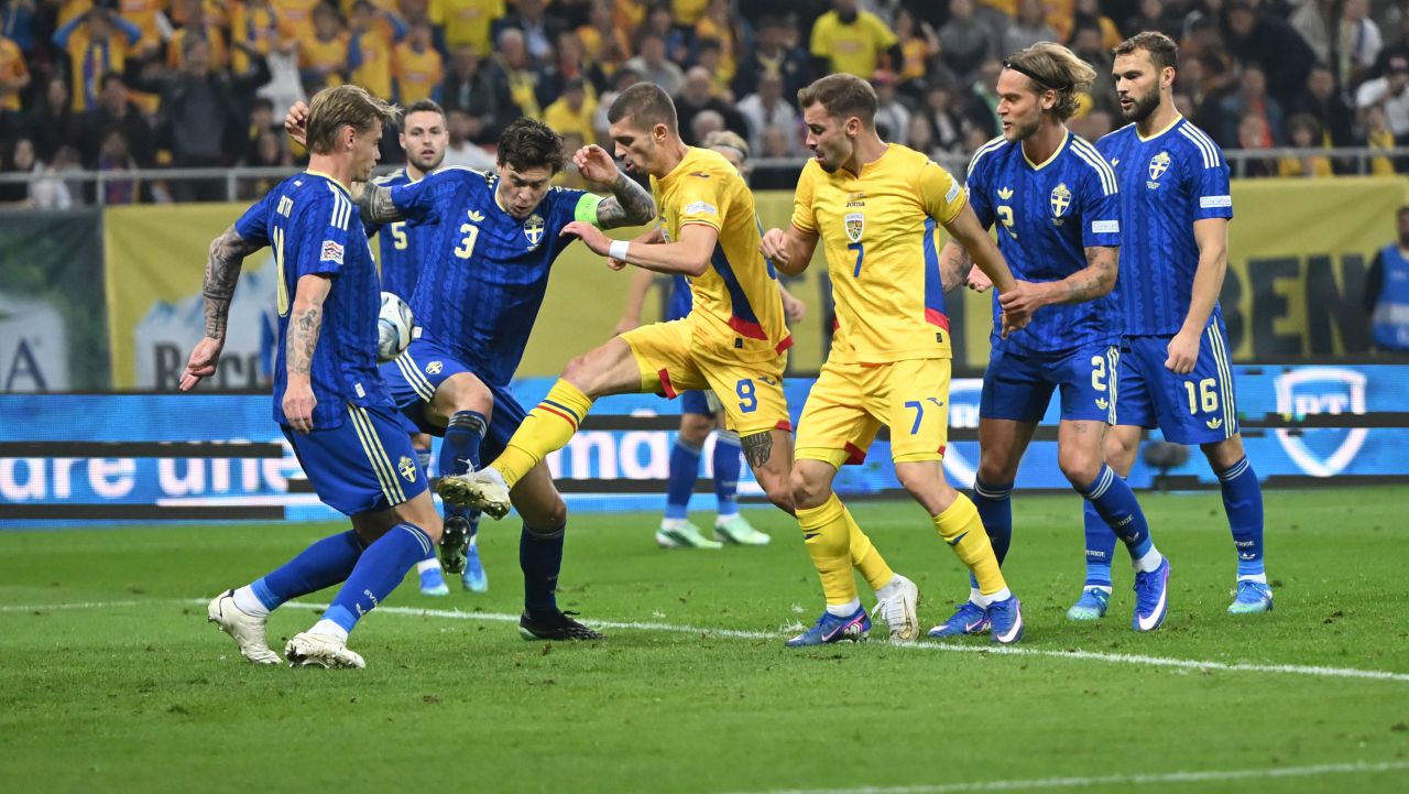România, înfrângere 0-1 cu Suedia. Trupa lui Rădoi, incapabilă de revenire